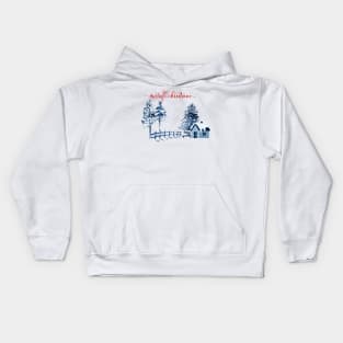 Winter Wonderland: Merry Christmas Kids Hoodie